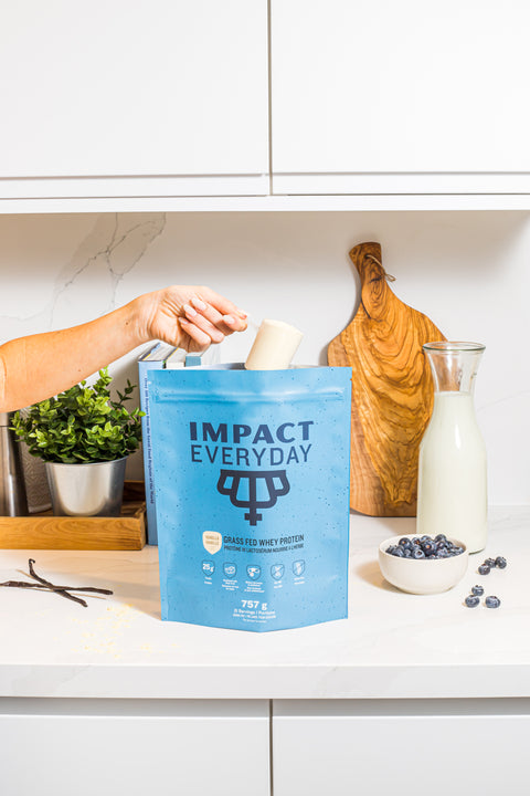 Grass Fed Whey Protein - Vanilla – Impact Everyday